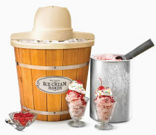 Nostalgia 4 Quart Ice Cream Freezer